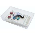 Basicwise Clear Plastic Large Drawer Organizers QI003394.L